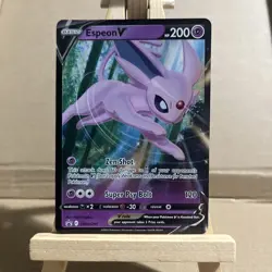 Espeon V SWSH201 NM Holofoil Promo Rare Pokemon Card - Image 1