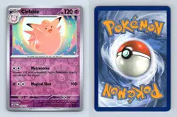 Clefable #79/167 SV Twilight Masquerade 2024 Pokemon Reverse Holo Uncommon TCG - Image 1