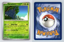 Heracross #8/167 SV Twilight Masquerade 2024 Pokemon Reverse Holo Uncommon TCG - Image 1