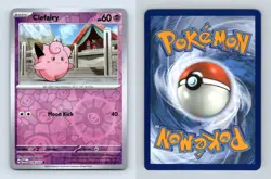 Clefairy #78/167 SV Twilight Masquerade 2024 Pokemon Reverse Holo Common TCG - Image 1