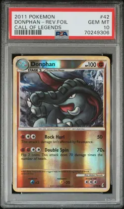 Pokemon DONPHAN 42/95 REVERSE HOLO | PSA 10 | Gem Mint | Call of Legends | 2011 - Image 3