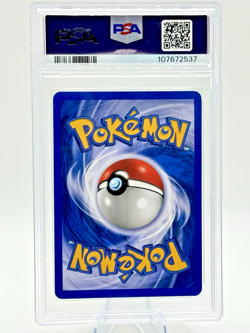 🌟VINTAGE SWIRL HOLO🌟Pokemon TCG 2000 Base Set 2 WIGGLYTUFF 19/130 PSA 8 NM-MT - Image 3