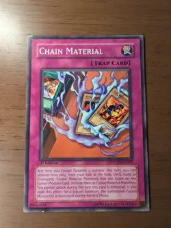 Yu-Gi-Oh! TCG Chain Material PTDN-EN067 Common 1st Edition Played - Image 1