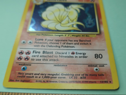 Ninetales 12/102 WOTC Holo Rare Base Set 1999 Pokemon Trading Card TCG HP (#2) - Image 2