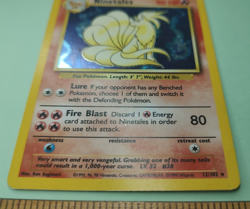 Ninetales 12/102 WOTC Holo Rare Base Set 1999 Pokemon Trading Card TCG HP (#2) - Image 3