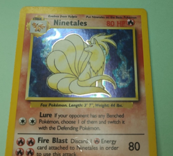 Ninetales 12/102 WOTC Holo Rare Base Set 1999 Pokemon Trading Card TCG HP (#2) - Image 4
