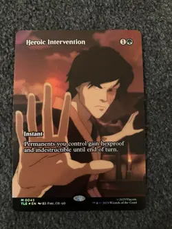 Magic MTG - Heroic Intervention (Borderless) Foil - Avatar: The Last Airbender - Image 1