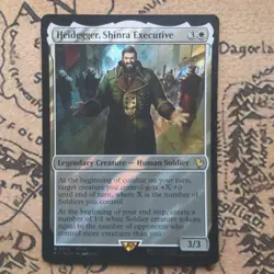 Heidegger, Shinra Executive (Surge Foil) #21 (NM) Final Fantasy FIC Magic MTG - Image 1