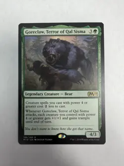 Goreclaw, Terror of Qal Sisma (Rare) - Core Set 2019 Legendary Creature - Image 1