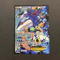 Team Aqua’s Kyogre EX 6/34 Ultra Rare 2015 Pokemon Card - Image 1