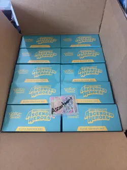$100 OFF MARCHSVE Pokemon Ascended Heroes Elite Trainer Box ETB UNSEALED CASE - Image 1
