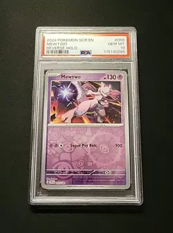 💎 PSA 10 MEWTWO #059 2024 POKEMON English STELLAR CROWN 059/142 Reverse Holo - Image 1