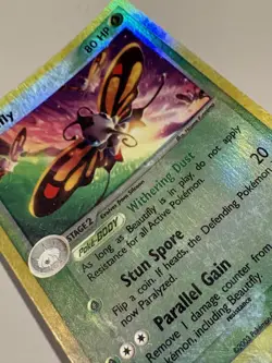 Pokemon TCG Beautifly EX Ruby Sapphire 2/109 Reverse Holo Holo Rare LP+ - Image 5