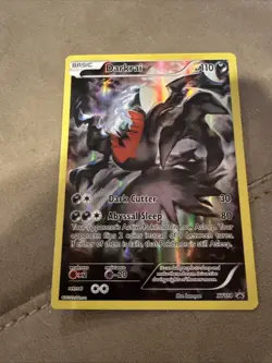 Pokemon Darkrai Full Art Holo XY114 2016 Black Star Promo LP - Image 1