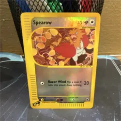 Pokemon Spearow Expedition Base Set 130/165 40 HP Basic Reverse Holo 2002 Eng - Image 1