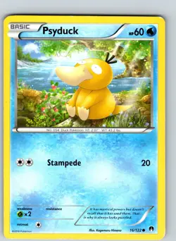 Psyduck 16/122 2016 XY BREAKpoint Regular Common - Image 1