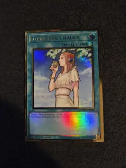 Yugioh! Forbidden Chalice - 1st ed Premium Gold Rare - MAGO-EN048 - VLP - Image 1