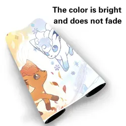 Vulpix & Alolan Vulpix Board Game Pokemon Playmat Card Play Mat TCG CCG Pad Bag - Image 2