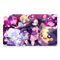 Lillie Marnie Board Game Pokemon Table Playmat TCG CCG Trading Card Games Mat - Image 1