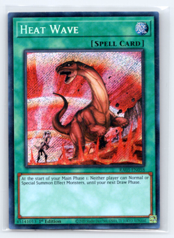 Heat Wave - RA03-EN058 - Secret Rare - 1st Edition Yugioh - Image 1