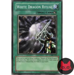 Yugioh White Dragon Ritual SKE-025 Common NM - Image 1