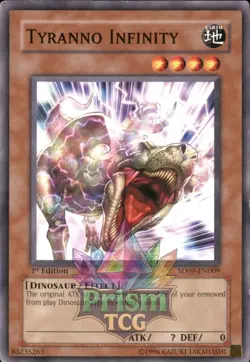 1st Ed Tyranno Infinity SD09-EN009 Yugioh - Image 1