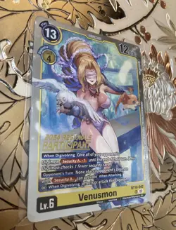 Digimon Card Game Venusmon BT10-042 2024 Regionals Finalist - Image 1