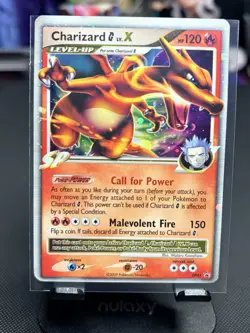 Pokemon TCG Charizard G LV.X DP45 Holo Card Diamond and Pearl MP - Image 1