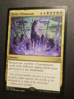 MTG 1x Eerie Ultimatum, NM, Ikoria, Return Any Number Permanent Cards Graveyard - Image 1