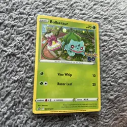 Bulbasaur SWSH231 Pokemon GO Ultra Holo Rare Black Star Promo Pokemon Card * New - Image 3