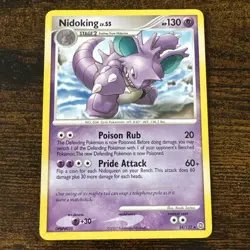 Nidoking 34/132 Secret Wonders Pokemon Card RARE 2007 Nintendo Excellent Cond - Image 1