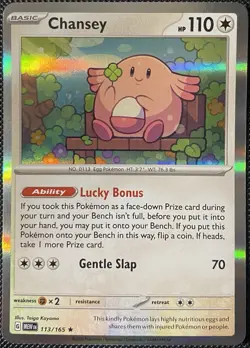 Chansey 113/165 Sv: Scarlet & Violet 151 Holo - Pokemon Card - Image 1