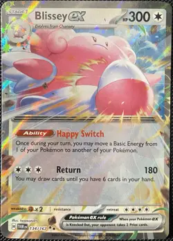 Blissey ex 134/167 Sv06: Twilight Masquerade Holo - Pokemon Card - Image 1