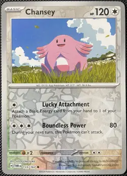 Chansey 133/167 Sv06: Twilight Masquerade Reverse Holo - Pokemon Card - Image 1