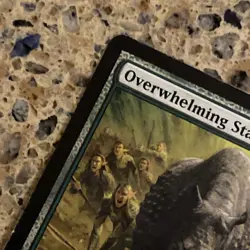 Overwhelming Stampede Core Set 2011 (M11) Regular MTG TCG CARD NM - Image 3