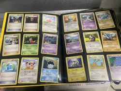 Pokemon TCG Binder Card Collection Lot Vintage English C/UC LP-DMG Lot 1B - Image 3
