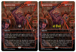 MTG Borderless Commander Masters CMM Insurrection MINT (SELECT) - Image 1