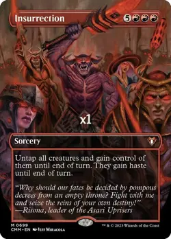 MTG Borderless Commander Masters CMM Insurrection MINT (SELECT) - Image 2