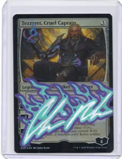 Tezzeret, Cruel Captain Foil Signed Artist Proof MTG RARE - Image 1