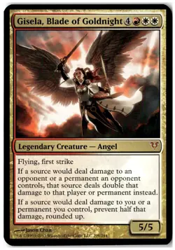MTG Gisela, Blade of Goldnight (Avacyn Restored) - Oversize Cards MP English - Image 1