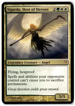 MTG Sigarda, Host of Herons (Avacyn Restored) - Oversize Cards MP English - Image 1