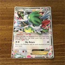 Pokemon Shaymin EX Ultra Rare Full Art Foil Card 77/108 World Championship 2016 - Image 1