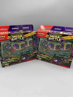 Pokemon Mega Battle Play Deck Mega Gengar EX Lot of 2 - Image 1
