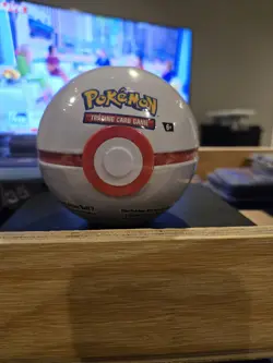 Pokemon Premier Pokeball with 3 Pokemon Booster Packs A24 - NEW SEALED - Image 1