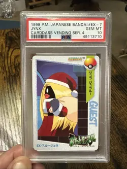 1998 POKEMON JPN BANDAI CARDDASS VENDING SER 4 JYNX PSA 10 GEM MINT - Image 1