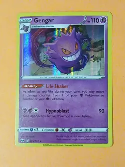 Pokemon Sword & Shield Base Set Gengar 085/202 Holo - Image 1