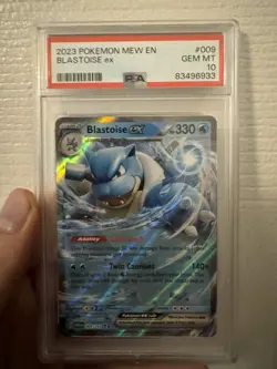 Blastoise ex PSA 10 151 Pokemon TCG - Image 1