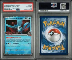 2025 Team Rocket's Articuno 051/182 (Gamestop) Pokemon Destined Rivals PSA 10 - Image 1