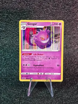 Pokemon TCG Gengar 085/202 Swsh01: Sword & Shield Holo Rare - Image 1