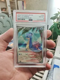 Pokemon Misty's Lapras 194/182 Sv10 Illustration Rare Holo 110 HP - Image 1